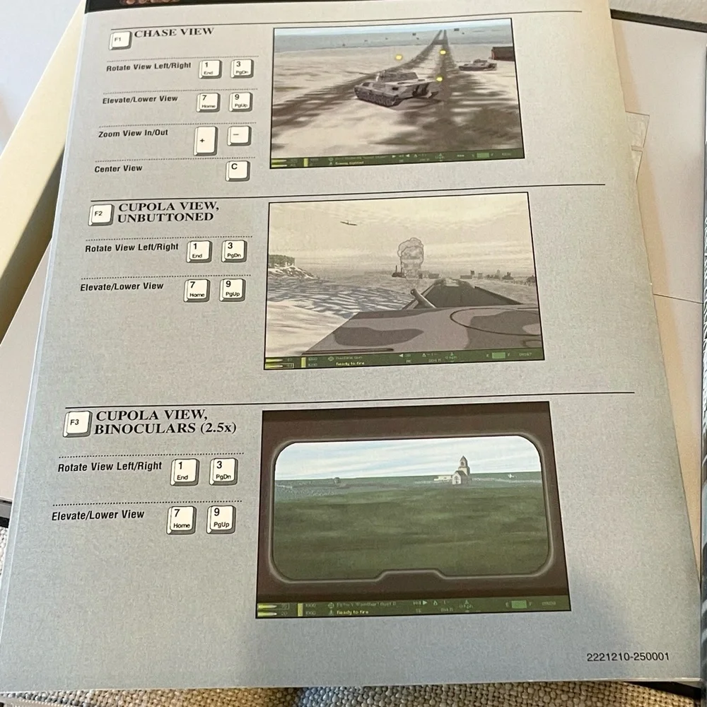 Vintage Panzer Commander WWII simulation PC game